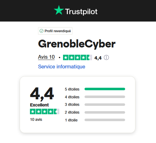 Trustpilot - GrenobleCyber
